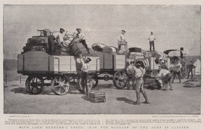 Con la forza di Lord Methuen, come viene trasportato il bagaglio dell